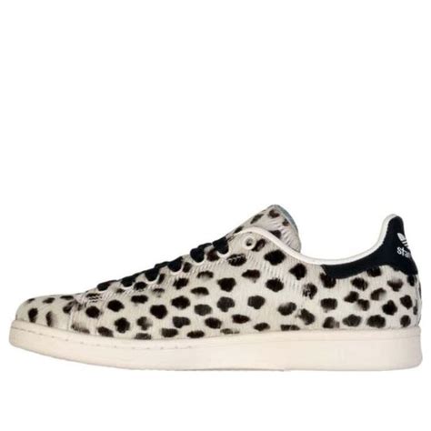 (WMNS) adidas Stan Smith 'White Leopard Print' S75117.